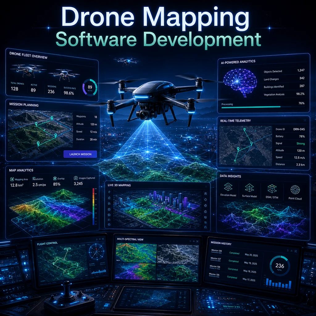 Drone mapping software development services
